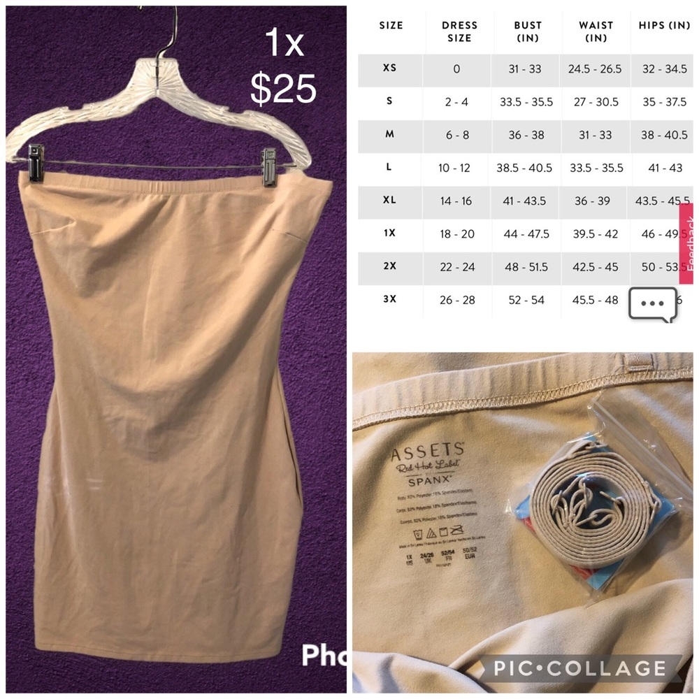 Spanx assets red hot label size 1x